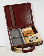 Stereo Realist viewer and slide storage case briefcase Very nice 