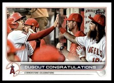 2022 Topps Dugout Congratulations Los Angeles Angels #416