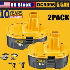 2Pack 18V XRP Battery for DEWALT DC9096-2 DW9095 DW9096 DC9098 DC9099 Cordless
