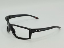 OAKLEY GIBSTON SUNGLASSES REPLACEMENT BLACK SMOKE FRAME W/ CHROME ICON AUTHENTIC