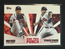2023 Topps One-Two Punch Max Fried/Spencer Strider Atlanta Braves #12P-25