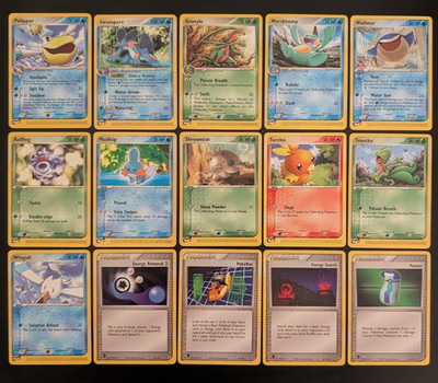 2003 Pokemon Ex Ruby & Sapphire 15 Card Lot