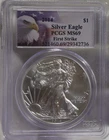 2014 US Silver Eagle $1 PCGS MS69 First Strike