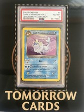 Pokémon Vaporeon holo legendary collection #9 PSA 8 Englisch 2002 Aquana wotc