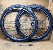 Vintage 26” Cannondale CODA Expert Lefty Wheel Set 9x100 10x135 mm QR Rim / Disc