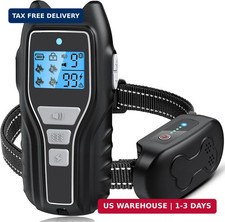Dog Shock Collar with Remote Control, Waterproof Dog Training Collar Bk