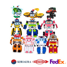 Robocar Poli Transformer Robot Action Figure 10 Types Academy Car Toy NEW