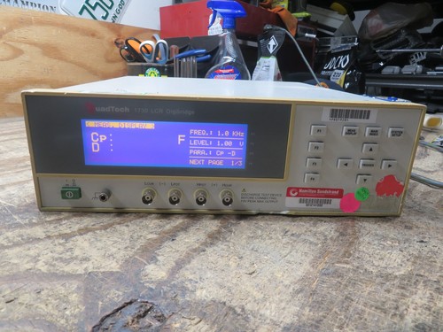 Chroma QuadTech IET 1730 Precision LCR Meter Digibridge 100Hz-100kHz POWERED ON