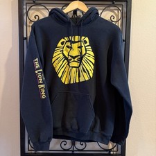 The Lion King Official Broadway Black Hoodie Sweatshirt Disney Medium Unisex