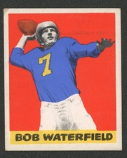 1948 Leaf #26 Bob Waterfield Los Angeles Rams RC ROOKIE HOF  ~ VG/EX