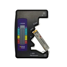 Digital LCD Battery Tester Universal Volt Checker AAA AA C D 9V  Button Cell
