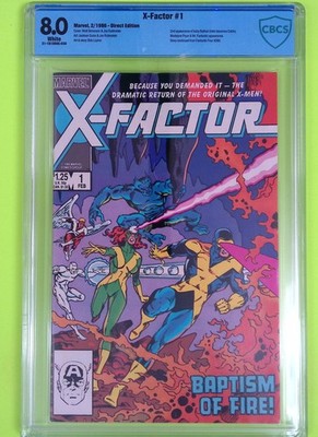 X-Factor #1 Vol. 1 1986 Marvel Comics 1st App CBCS 8.0 Comic Book GR7-25