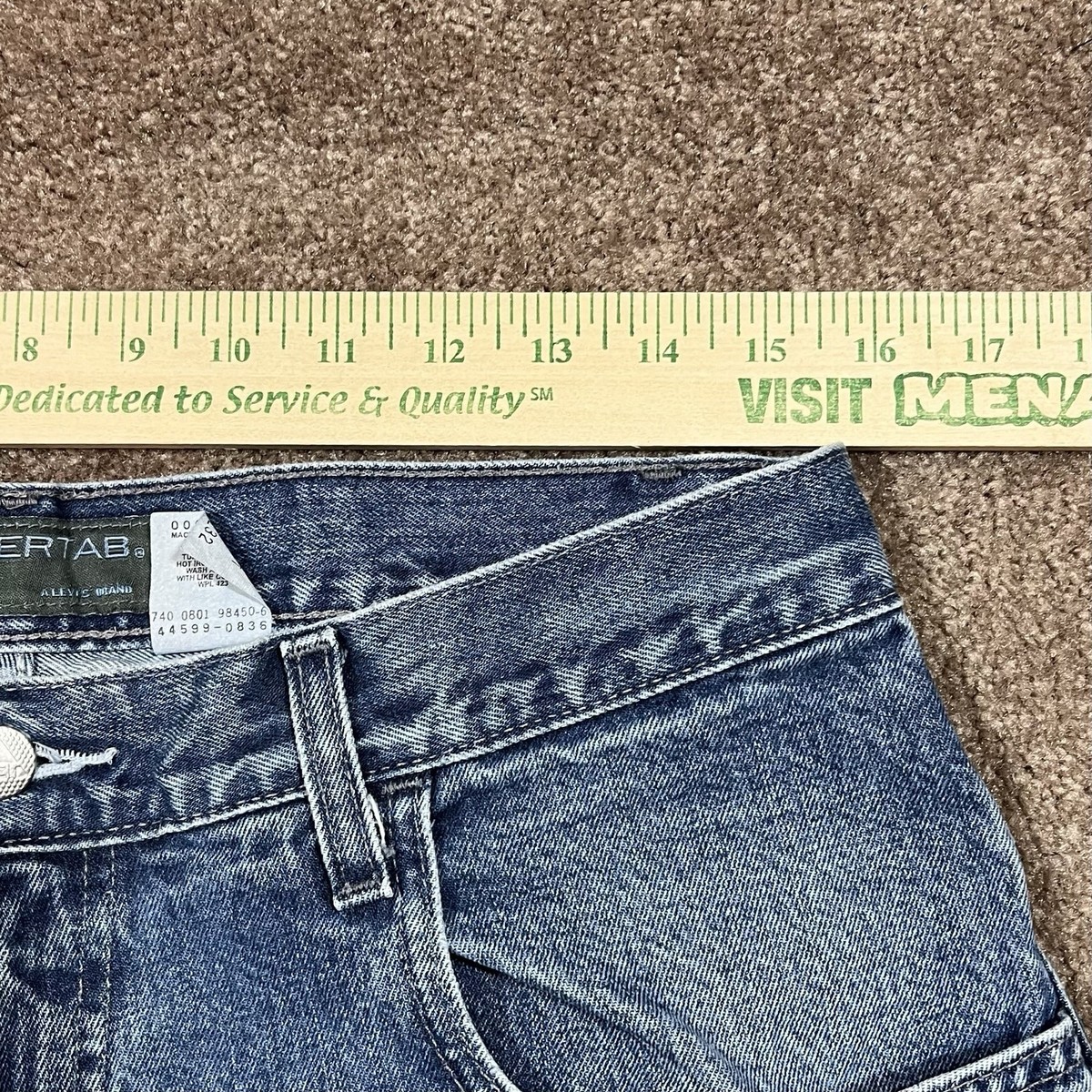 Levi's Silvertab Baggy Fit Jeans Blue Denim 90s Y2K Skater Mens