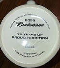 2008 BUDWEISER 75 YEARS PROUD TRADITION CS695 CERAMIC 3D BEER STEIN TANKARD 26oz — photo 2