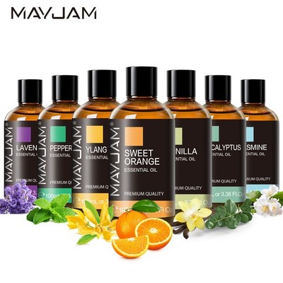 MAYJAM 3.38fl.oz Essential Oil for Reed Diffusers Sweet Orange Lavender Jasmine