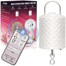 Disco Ball Motor with Remote, 1-30 RPM 3 Speeds 2-Way Rotation, 12LBS Capacity