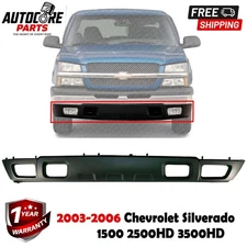 Front Bumper Lower Valance Textured Black For Silverado 1500 2500 3500 2003-2006