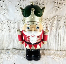 LED Lighted Nut Cracker Resin Raz Imports 12.25"H