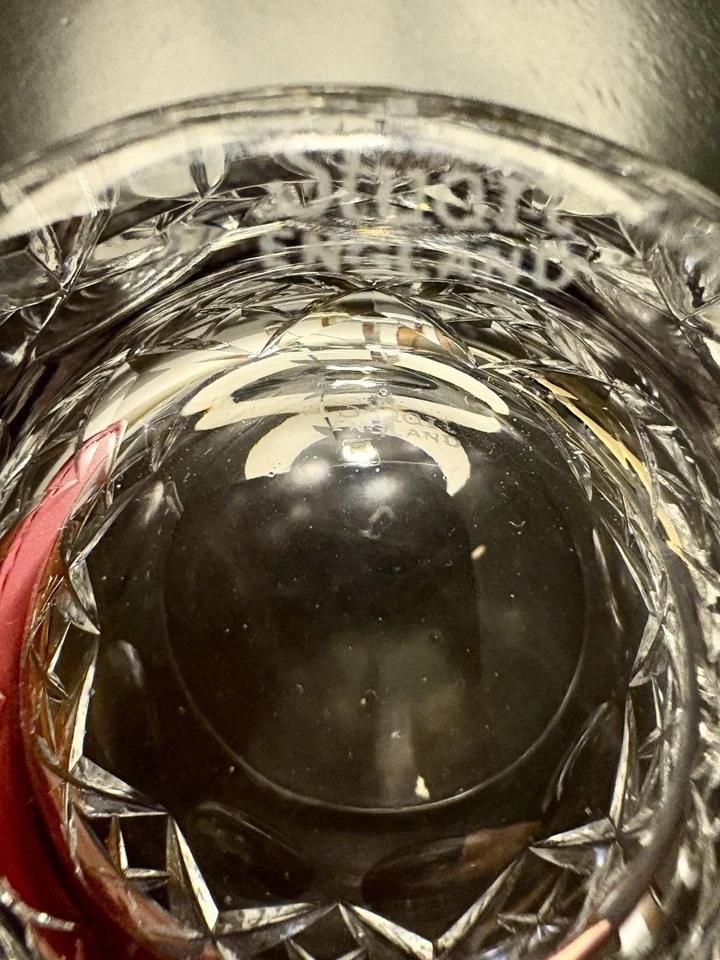 Stuart Crystal England Whiskey Glasses Set Of 5 - Image 4 of 4