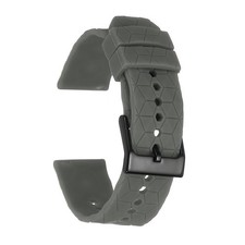 22mm Quick Release Silicone Watch Straps for Grey Watches