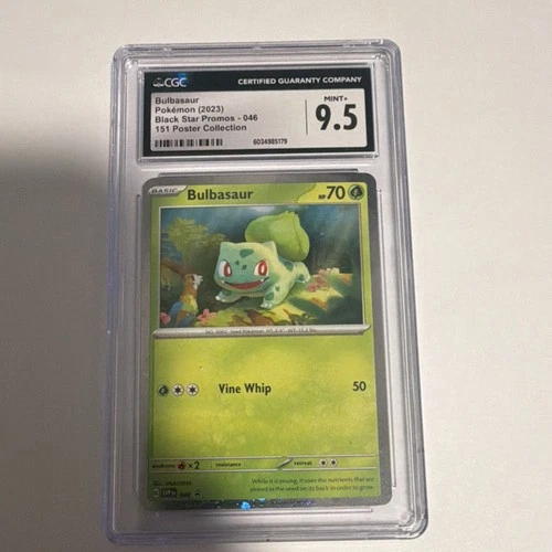 Pokémon Bulbasaur 046 Sv: Scarlet & Violet Promo Cosmos Holo CGC 9.5