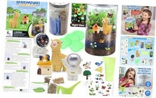 Terrarium Kit for Kids   Glow in The Dark DIY STEM Science Garden Craft with