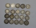 (20) US Barber Silver Dimes 10c Nice Lot Ave Circ..
