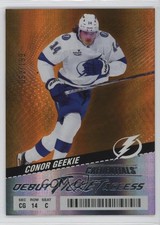2024 Upper Deck Credentials Debut Ticket Access Orange 92/199 Conor Geekie 1l1y