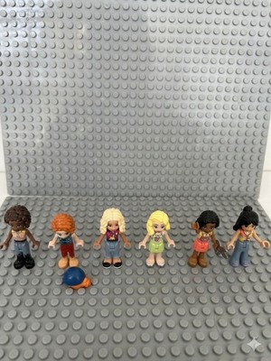 LEGO Friends Minifigures Lot of 5 Mixed Characters Plastic Minifigure Figures