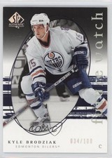2005-06 SP Authentic Future Watch Limited 34/100 Kyle Brodziak #230 2a8