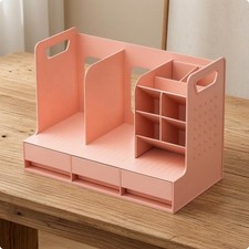 Quadratischer Desktop-Organizer mit Schubladen Herausnehmbare Trennw&auml;nde