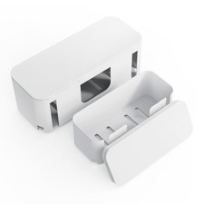 Power Strip Cover - Hide Power Strip for TVs and Computers, Electrically Safe...