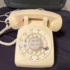 Western Electric 500 Beige Rotary Dial Corded Phone Vintage/Retro — photo 1