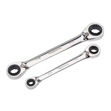 SAE Quad Drive Ratcheting Wrench Set (2-Piece)