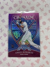 2018 Panini Chronicles Crusade Purple Mojo /99 Amed Rosario #23 Rookie