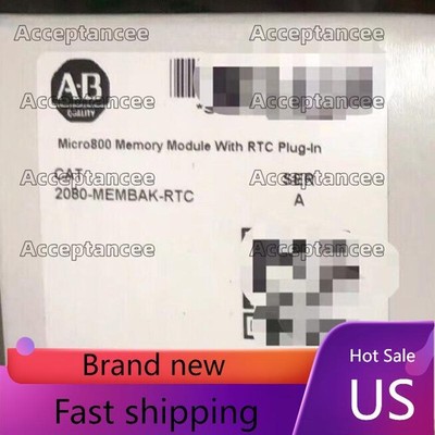 New Sealed AB 2080-MEMBAK-RTC Memory Backup, Data Log, Recipe ,High Accuracy RTC