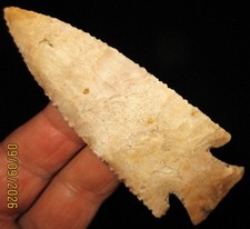 Killer Beveled Hardin Arrowhead - Authentic Indian Artifact- Motley COA