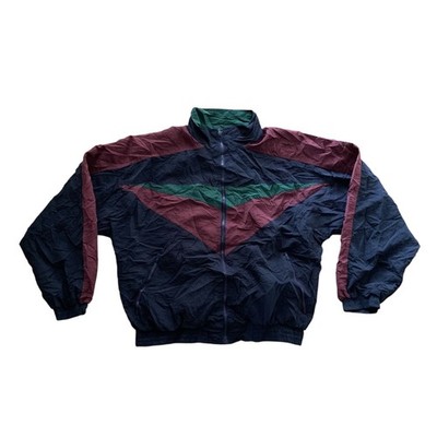 Vintage Pierre Cardin Jacke Gr. L Trainingsjacke Colorblock 90er Windbreaker