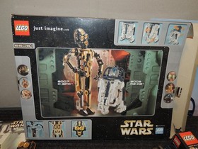 Star Wars Legos 8007&8009 C3PO & R2D2 Original Boxes For Parts and Pieces POSTER