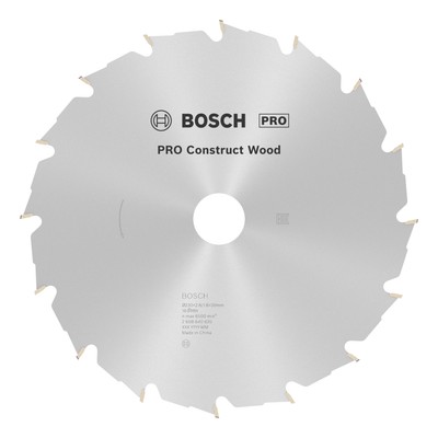 Bosch Zubehör Pro Construct Wood Kreissägeblatt, 230 x 2,8 x 30 mm, 16 Zähne,...