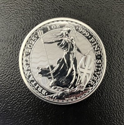 Britannia 2025   1 Oz Silber   BU in Kapsel   Top Zustand!