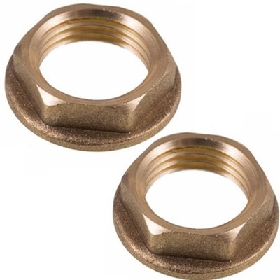 1/2'' & 3/4'' Zoll BSP Standard Flansch Messing Hintermutter Unterlegscheibe Schwerlast