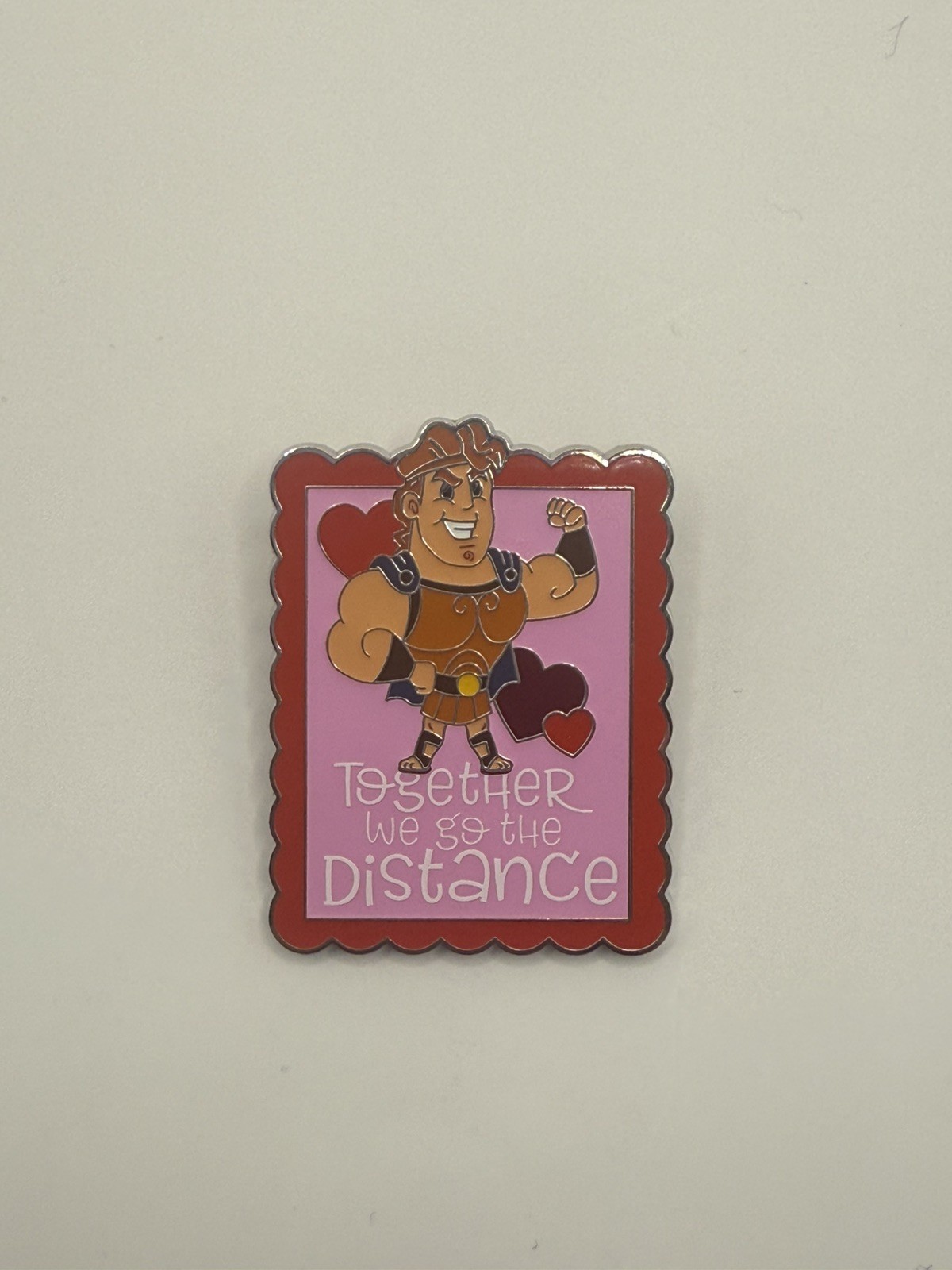 HERCULES “Together We Go The Distance” VALENTINE'S DAY PIN - 2026 Disney Mystery
