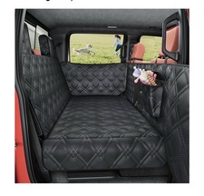 Dog Truck Back Seat Cover Waterproof Full Size Truck Extend With Door Protector