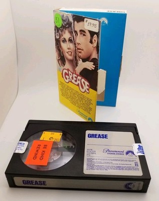 1978 ''Grease'' John Travolta & Olivia Newton-John Beta Max Video Tape Paramount