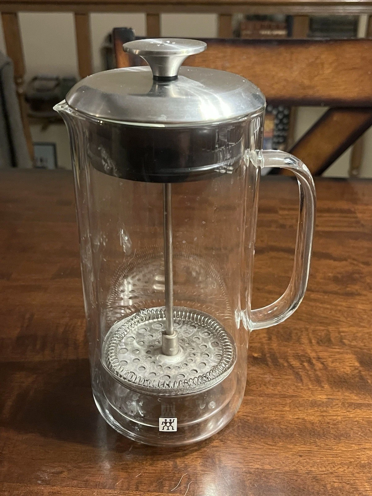 Zwilling French Press - Sorrento Plus Double Wall 27oz Mouth Blown J.A. Henckels