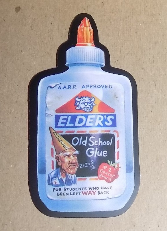 ELDER`S Old School Glue - Whacky Sticker