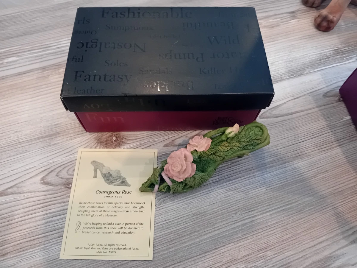 just the right shoe COURAGEOUS ROSE 25124, sammler miniaturen Sammlerauflösung