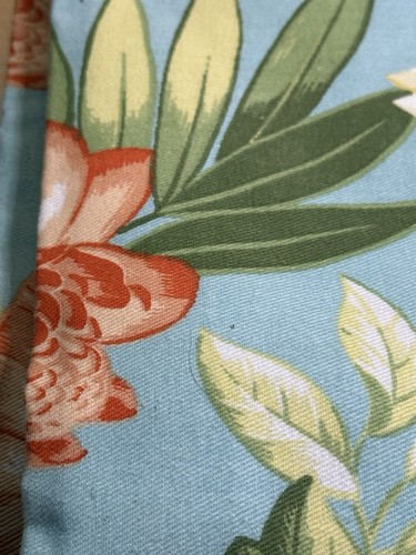 Tommy Bahama 72x72 Fabric Shower Curtain Tropical Botanical Turquoise Only $15 - Picture 7 of 11