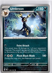 Umbreon 130/197 Obsidian Flames Uncommon